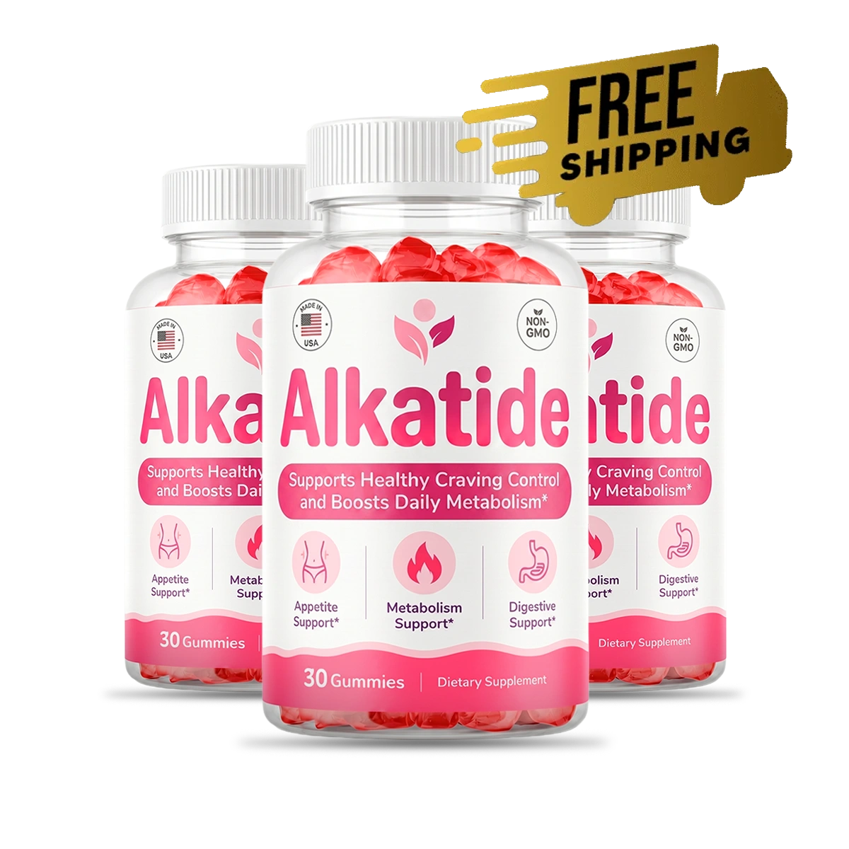 Alkatide  3 Bottle Pack – Advanced Metabolic Wellness Formula
